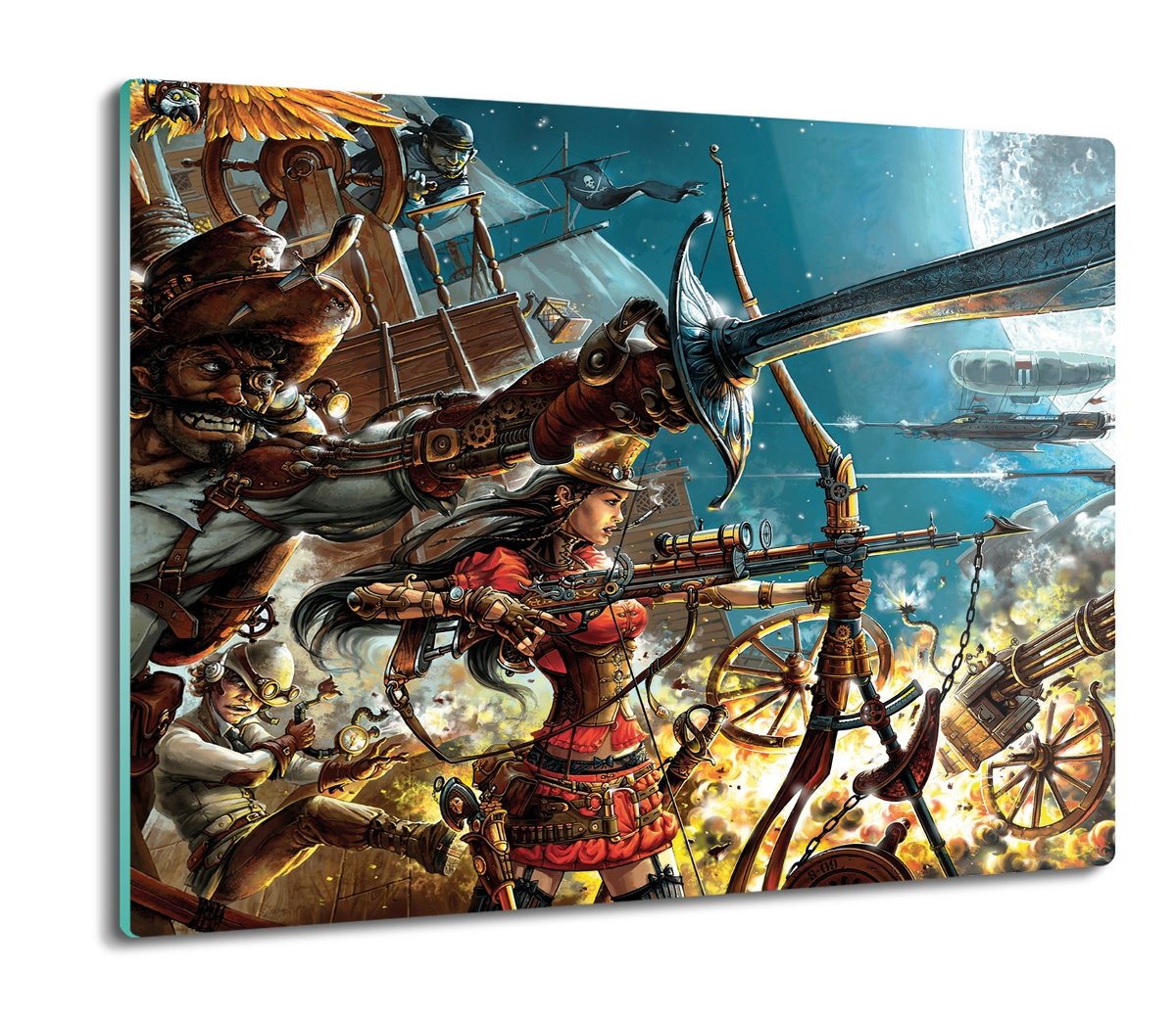 osłona na indukcję druk Statki army wojna 60x52, ArtprintCave