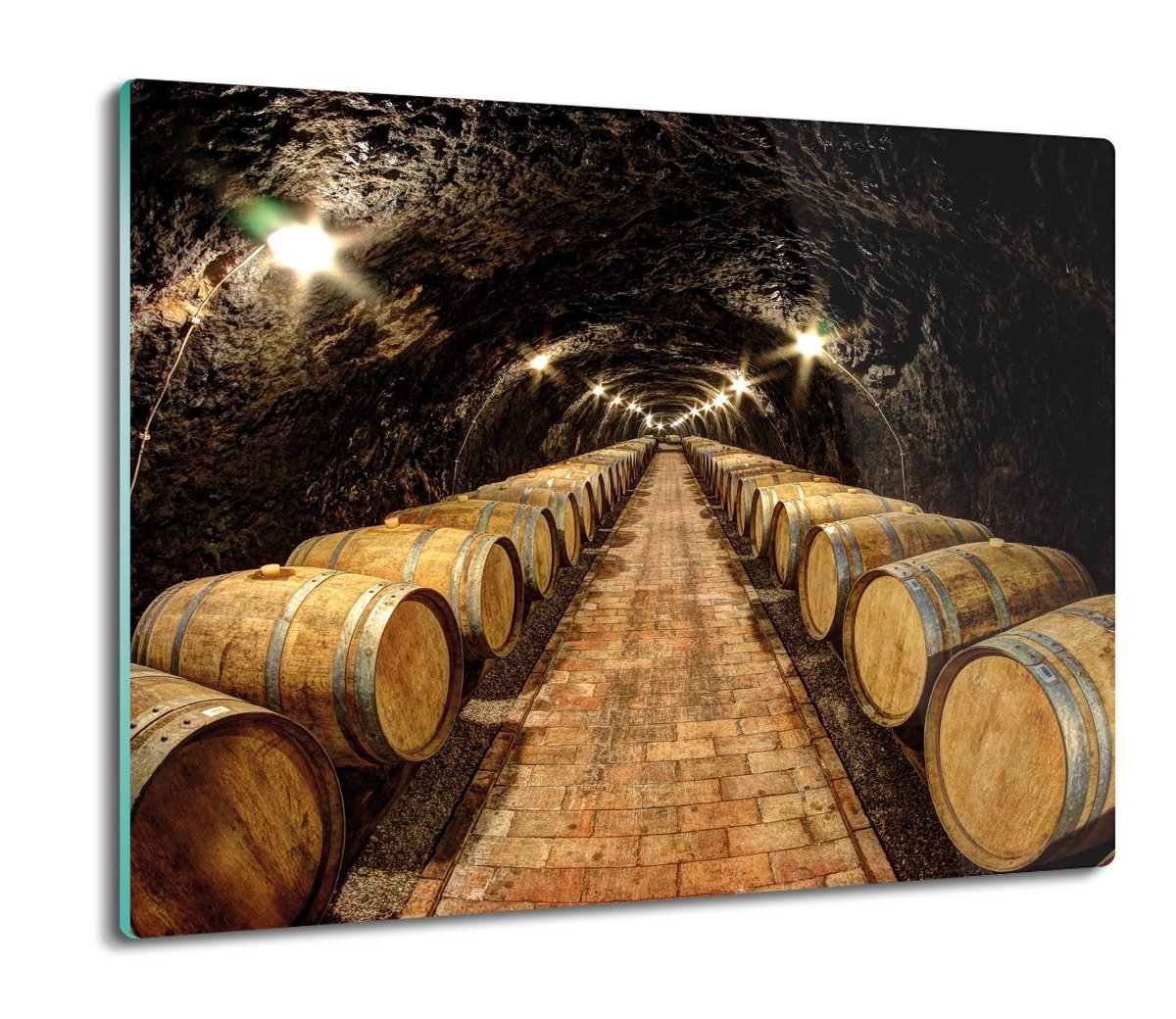 splashback z nadrukiem Beczki wino piwnica 60x52, ArtprintCave