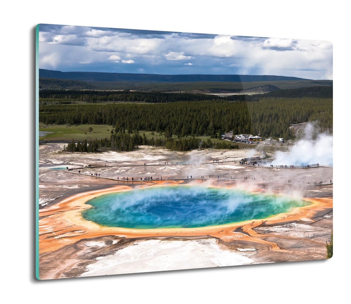 z foto osłona na indukcję Gejzer Yellowstone 60x52, ArtprintCave