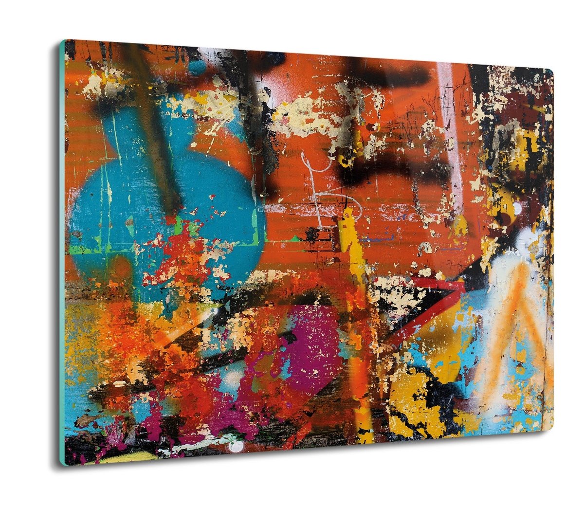 osłona na indukcję szklana Graffiti ulica 60x52, ArtprintCave