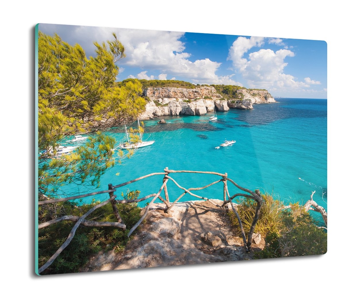 z foto osłona do kuchenki Skały morze widok 60x52, ArtprintCave