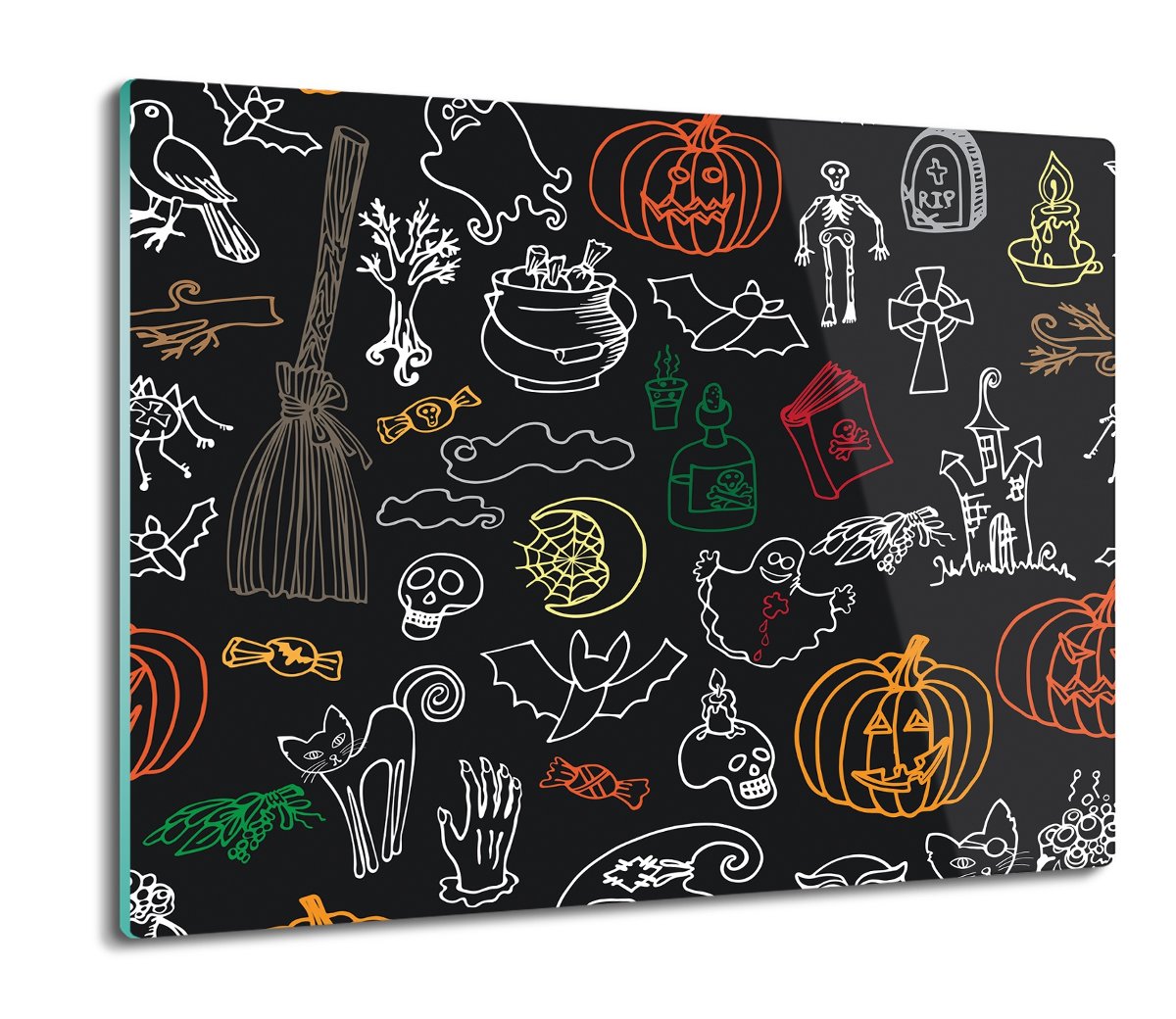 osłona na płytę indukcyjną Znaki halloween 60x52, ArtprintCave