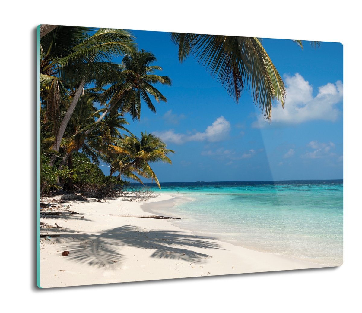 druk ochrona na indukcję Palmy plaża tropiki 60x52, ArtprintCave