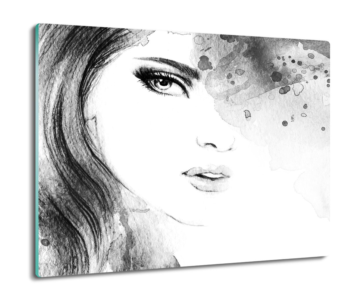 osłona na indukcję druk Twarz kobiety obraz 60x52, ArtprintCave