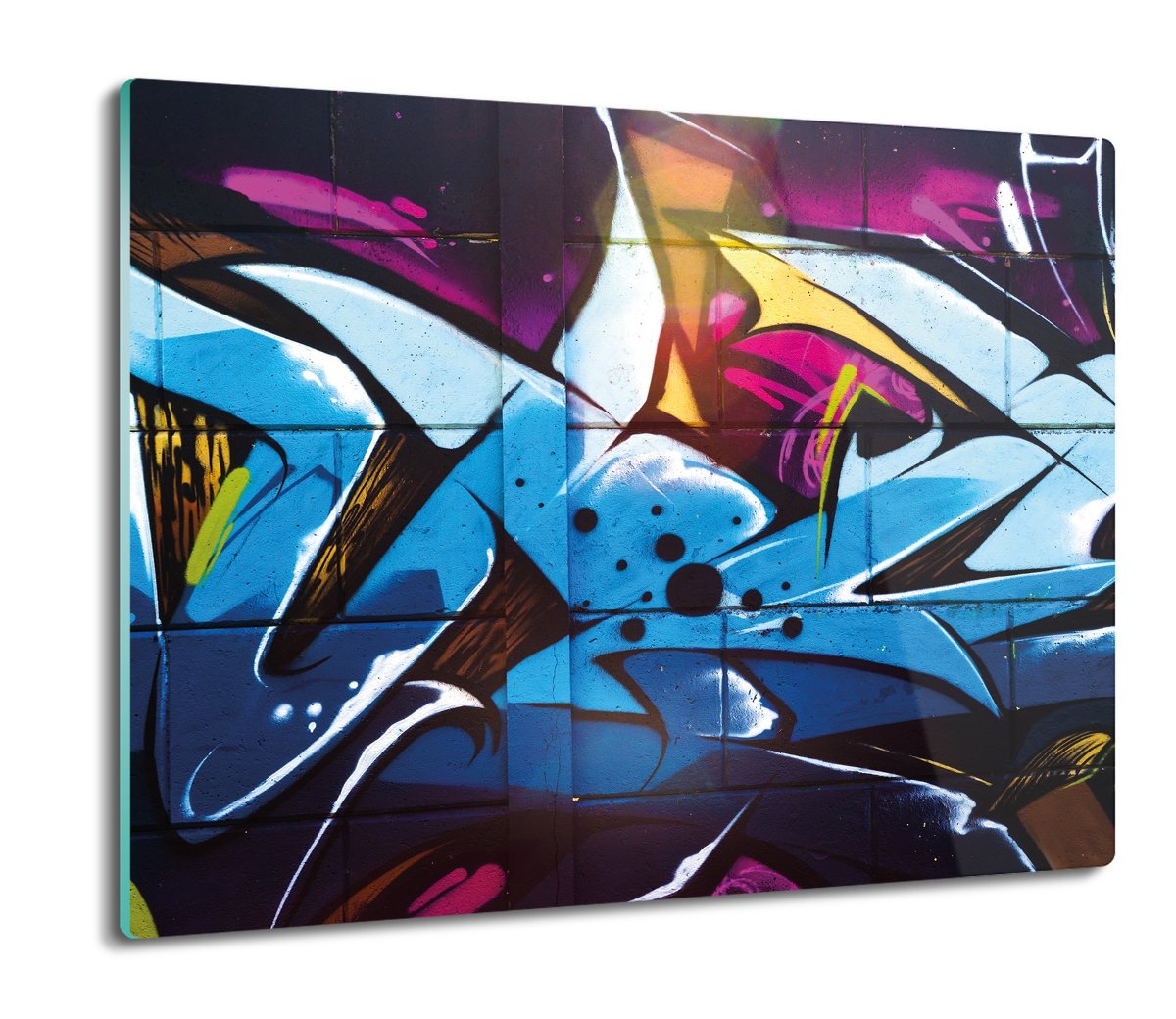 szklana ochrona na indukcję Graffiti ulica 60x52, ArtprintCave