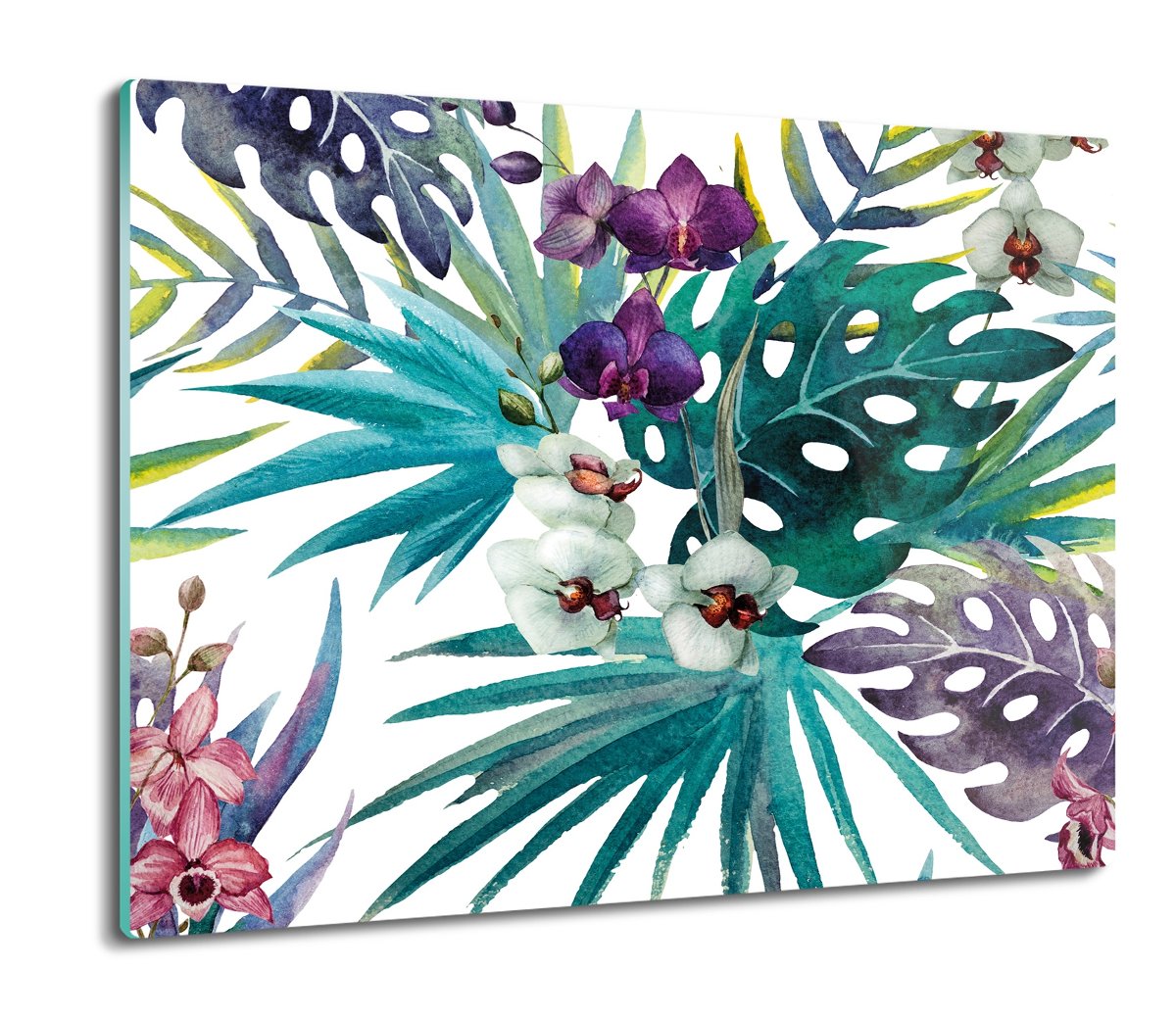 deska splashback z foto Orchidea akwarela 60x52, ArtprintCave