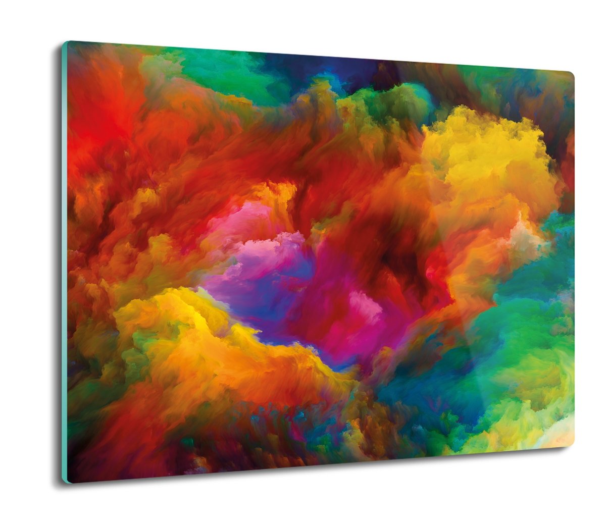 osłona do kuchenki z nadrukiem Kolorowy dym 60x52, ArtprintCave