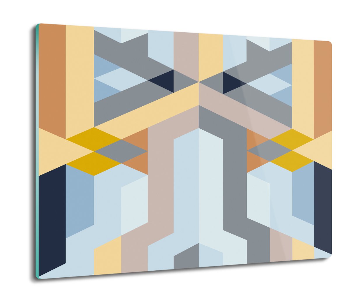 szklana osłona kuchenna Tekstura geometria 60x52, ArtprintCave