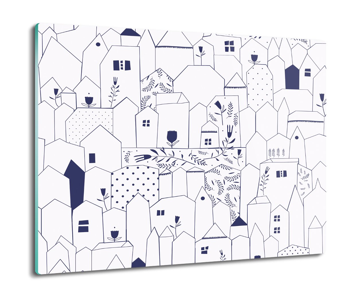 druk osłona splashback Miasto vintage styl 60x52, ArtprintCave