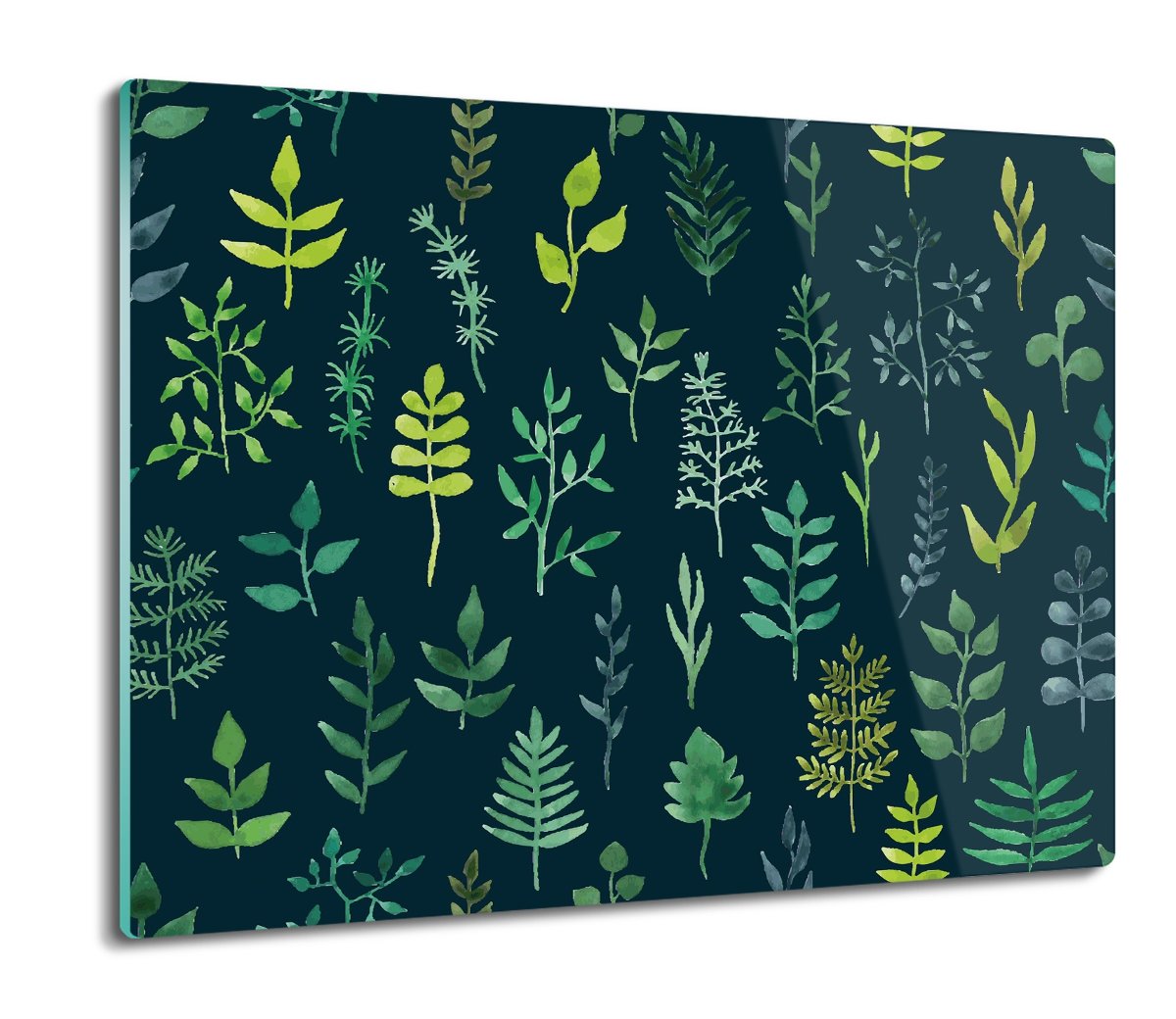 osłona na indukcję szklana Liście gałęzie 60x52, ArtprintCave