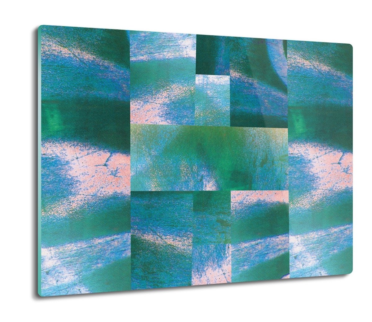 szklana osłona kuchenna Turkus geometria 60x52, ArtprintCave