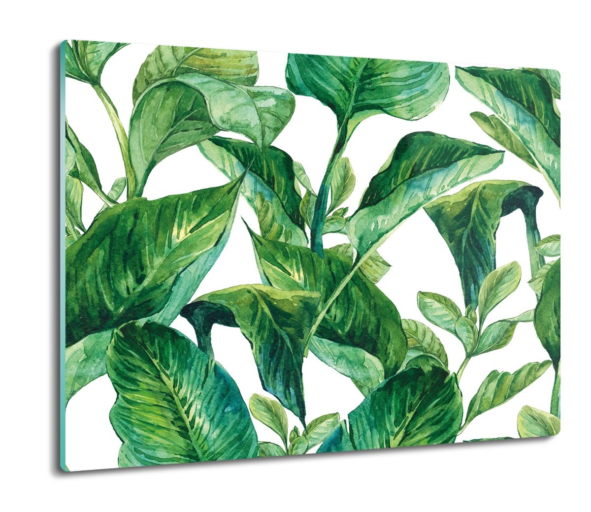osłona splashback do kuchni Liście akwarela 60x52, ArtprintCave