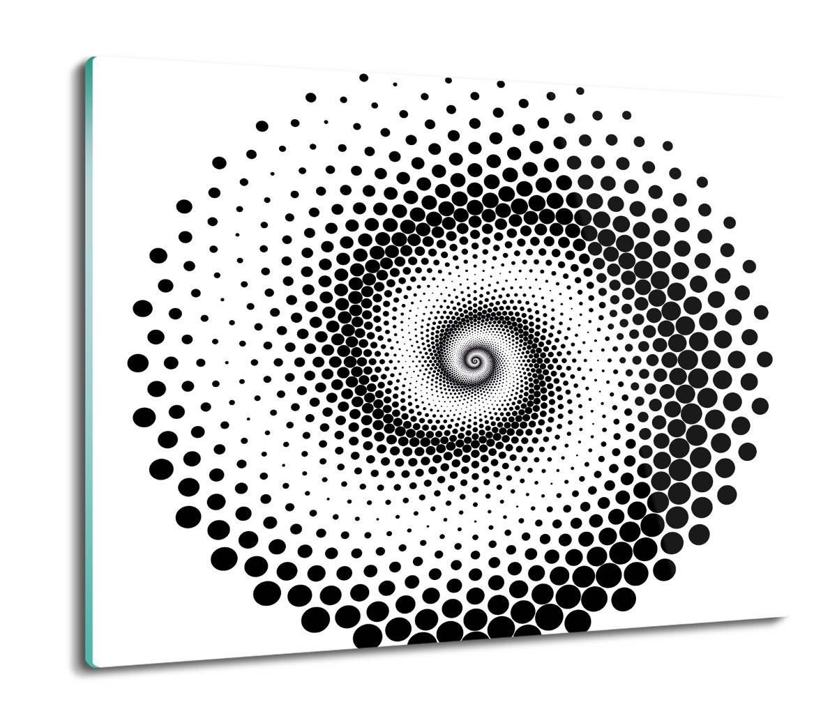 szklana osłonka druk Spirala punkty wzór 60x52, ArtprintCave