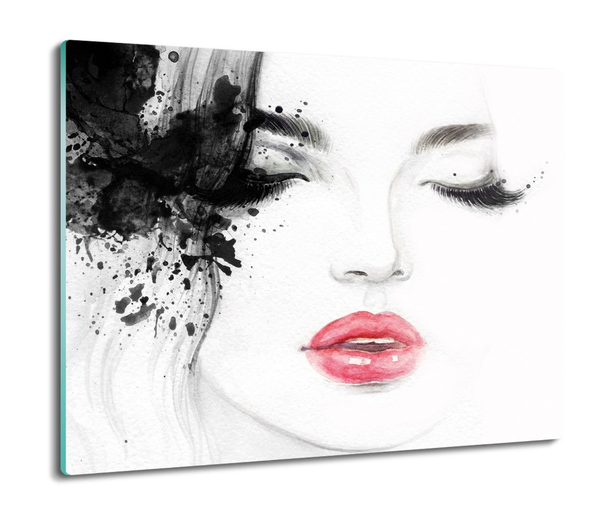 ochrona na indukcję druk Twarz kobieta usta 60x52, ArtprintCave
