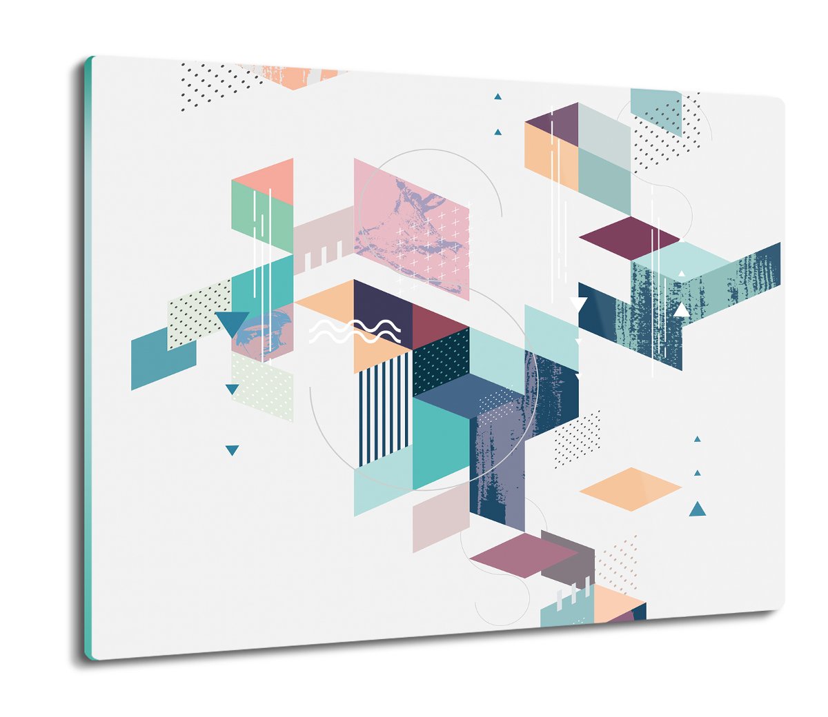 deska splashback szklana Moderm tektura wzór 60x52, ArtprintCave