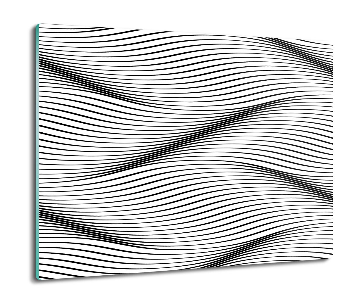 osłona do płyty indukcyjnej Prążki iluzja 3D 60x52, ArtprintCave