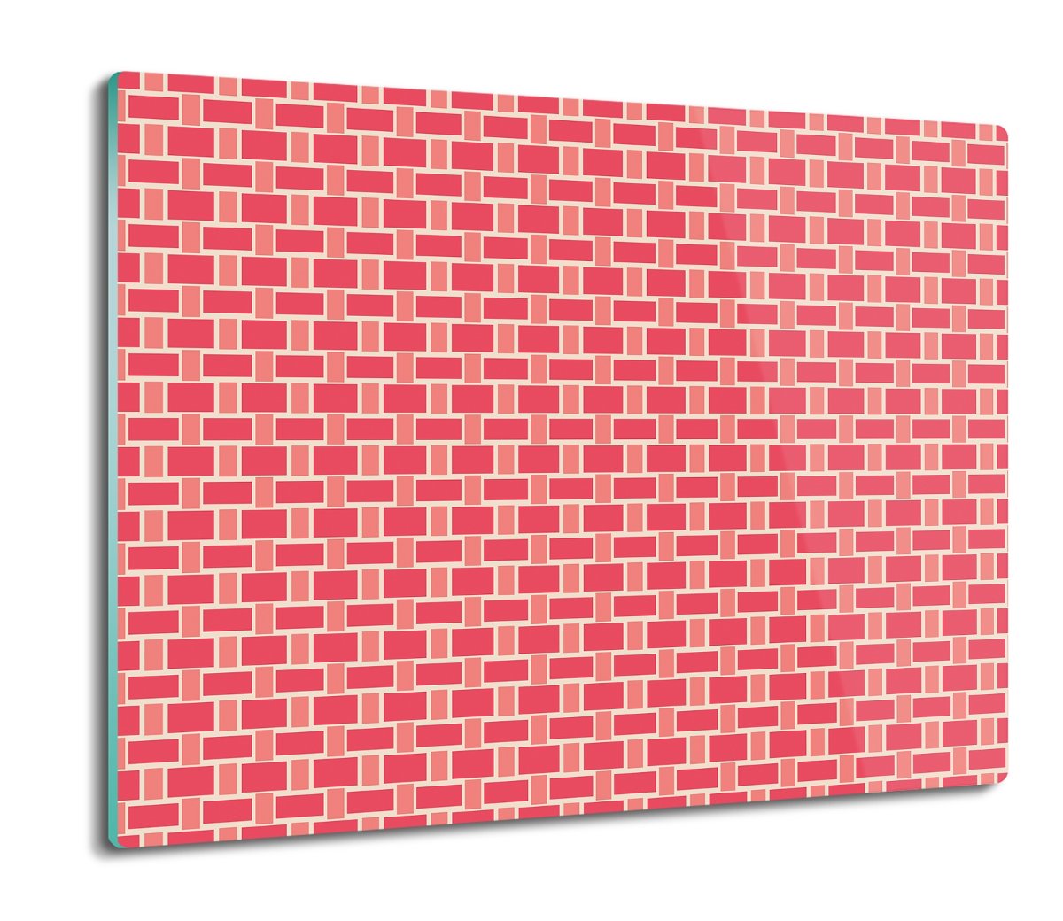 szklana splashback druk Mur cegła dziura 3D 60x52, ArtprintCave