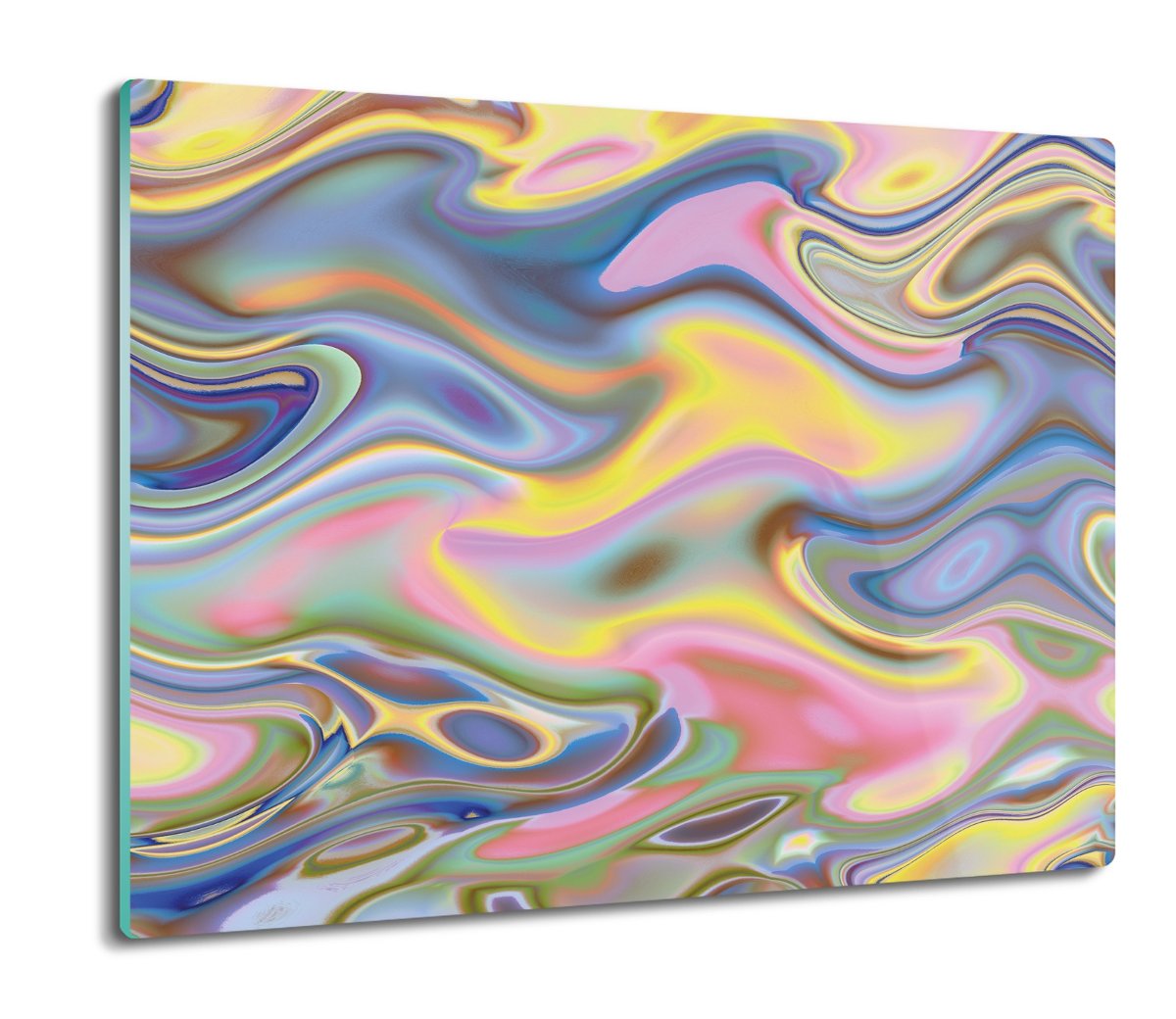 szklana osłona kuchenna Abstrakcja akwarela 60x52, ArtprintCave