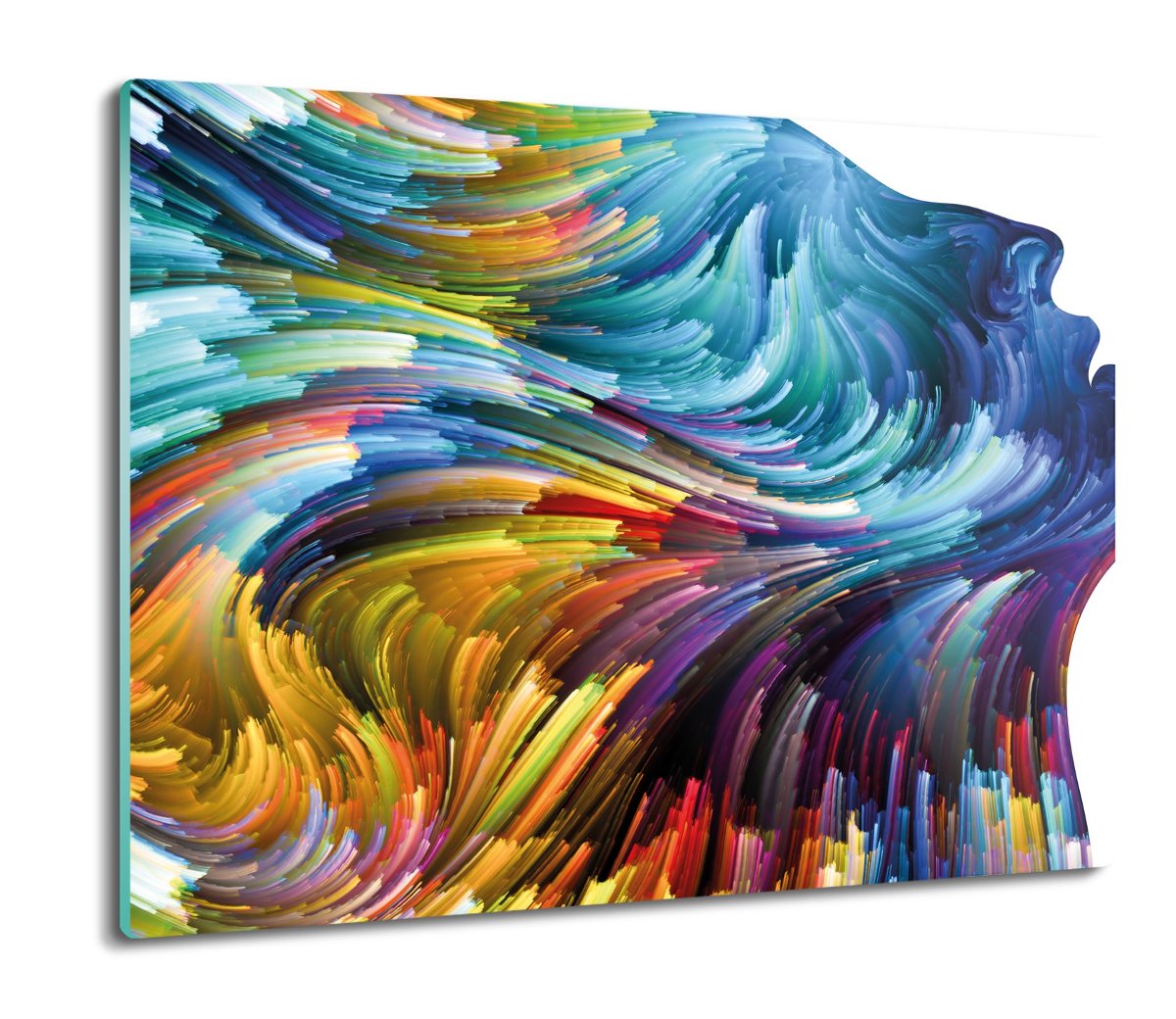 druk splashback z nadrukiem Kolorowa twarz 60x52, ArtprintCave