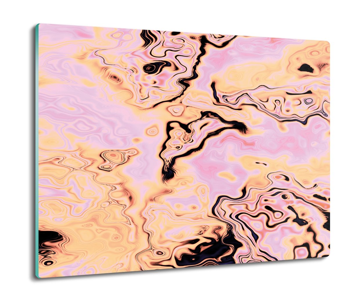szklana osłonka kuchenna Róż fantazy zygzaki 60x52, ArtprintCave
