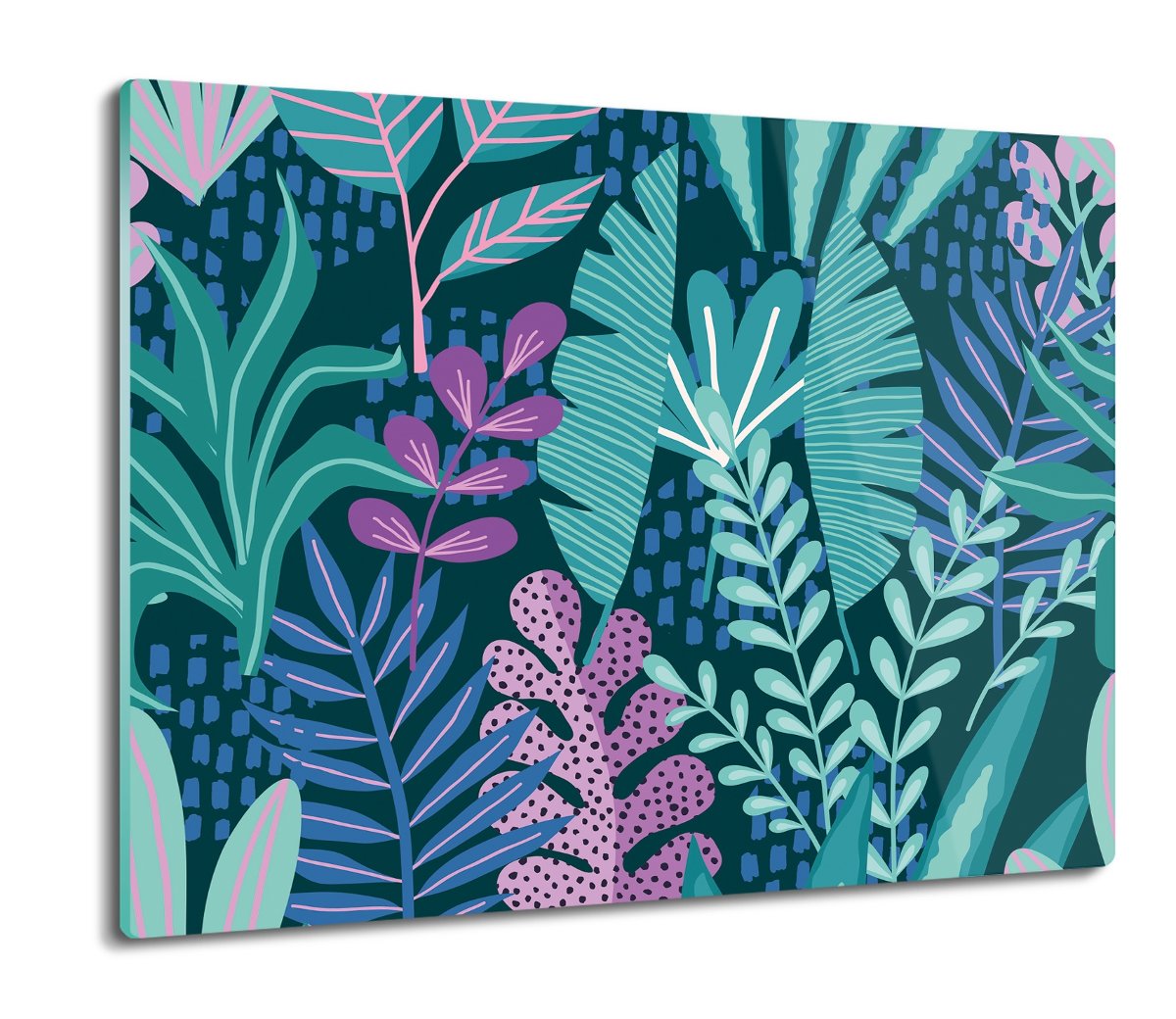 płyty ochronne na indukcję Liście palmy wzór 60x52, ArtprintCave