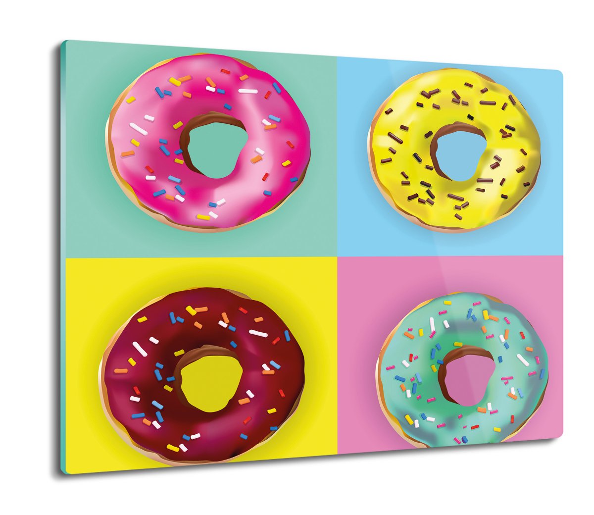 osłonka kuchenna ze szkła Donaty pop art 60x52, ArtprintCave