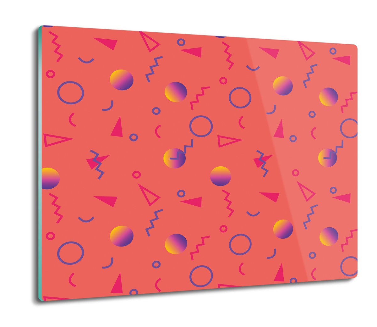 szklana osłona kuchenna Abstrakcja geometria 60x52, ArtprintCave
