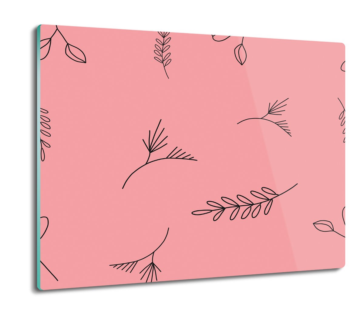 osłonka kuchenna druk Gałązki kontury wzór 60x52, ArtprintCave
