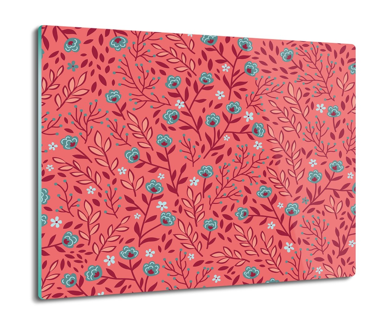 z grafiką osłonka szklana Kwiaty drobne wzór 60x52, ArtprintCave