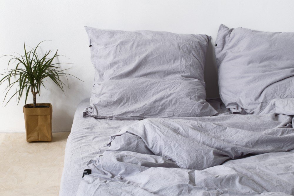 Prześcieradło z gumką 100% bawełna 200x200 Jasny Szary