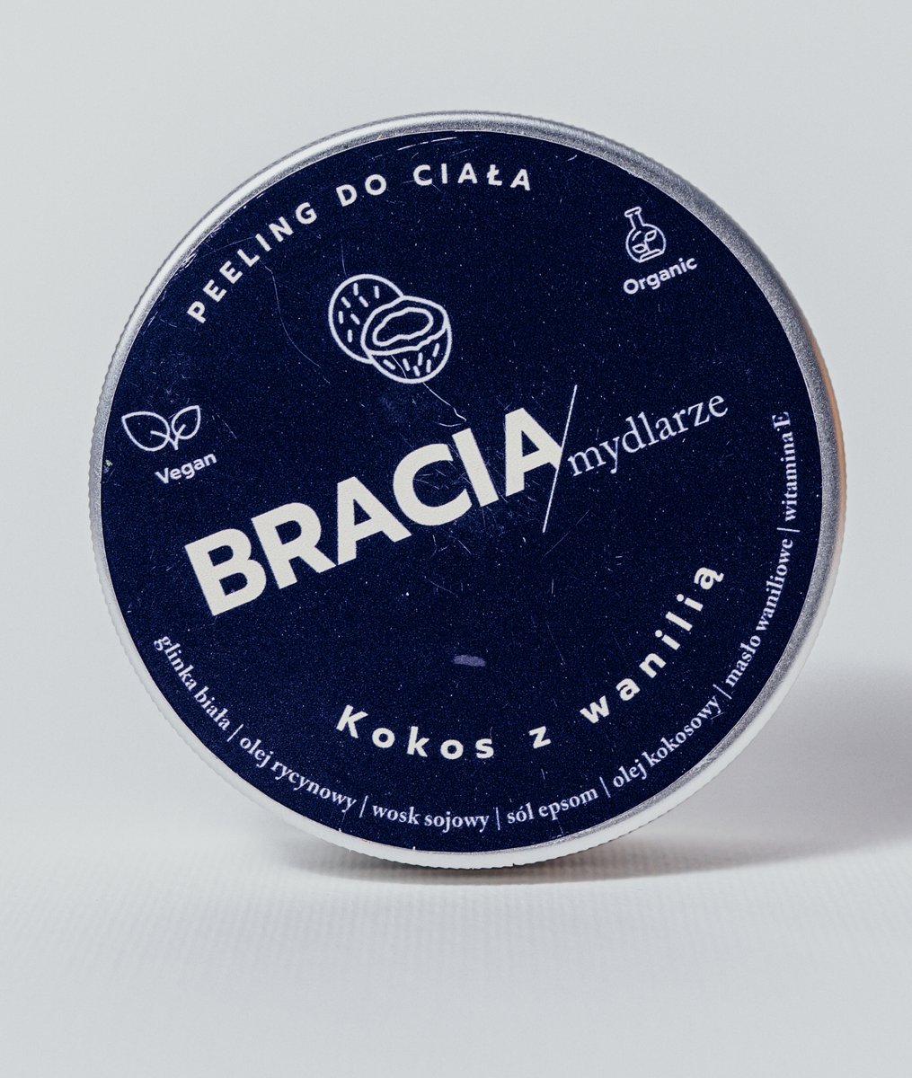 Bracia Mydlarze Peeling do ciała Kokos z wanilią 200.0 g