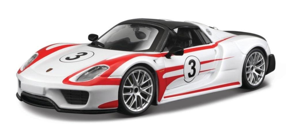 Bburago Porsche Race 918 Weissach 1:24