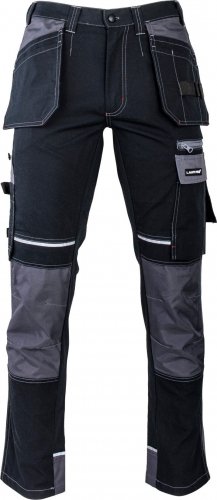 LAHTI PRO Spodnie Czarno-Szare ze Wzmocnieniami S L4052001 27755