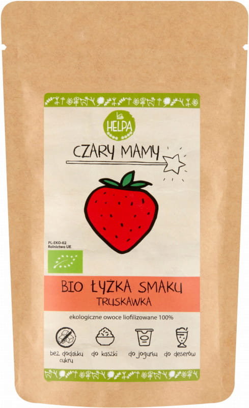 Łyżka Smaku Truskawka Helpa BIO, 40g