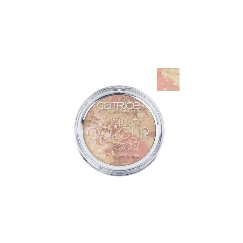 Catrice Cosmetics Cosmetics Multi Colour Compact Powder Lighter Skin Wielokolorowy puder w kompakcie 010 Rose Beige 8g
