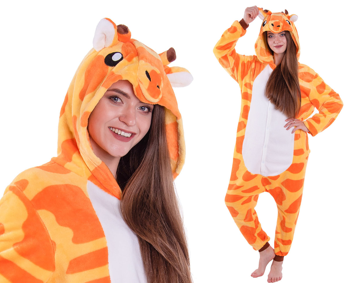 Żyrafa Piżama Kigurumi Onesie Kostium 158 164