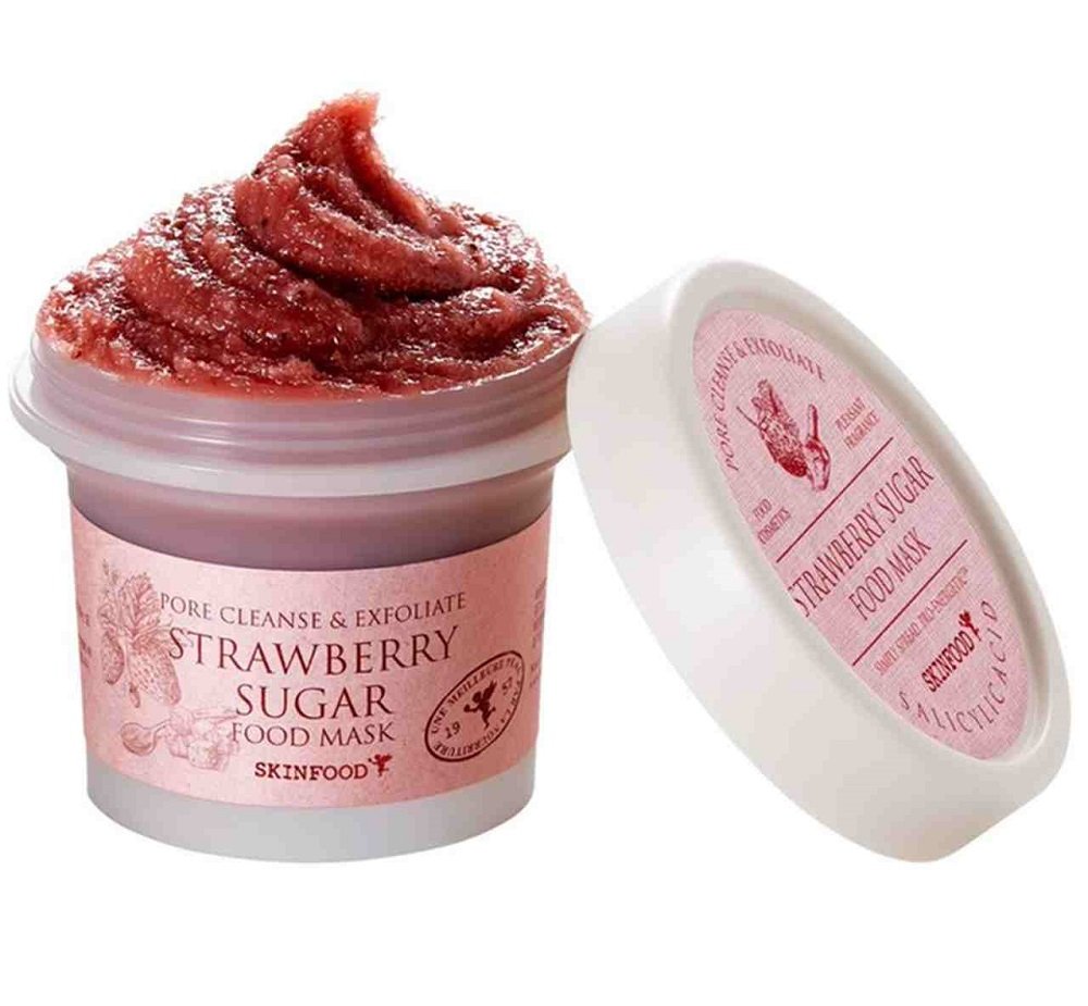 SKINFOOD Strawberry Sugar Food Mask wielozadaniowa maseczka złuszczająca 120g