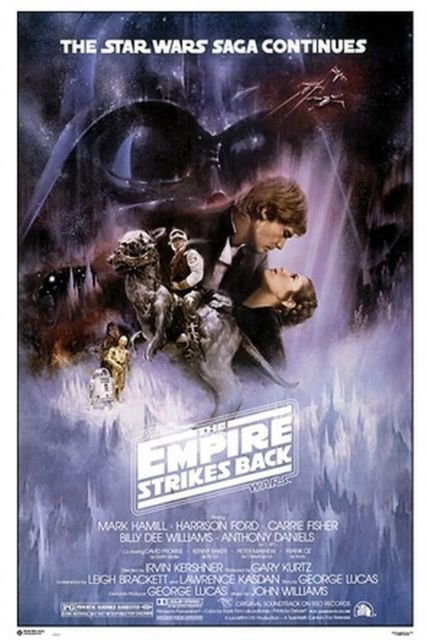 Grupo Erik Editores Star Wars  plakat Imperium kończy się do tyłu GPE4674