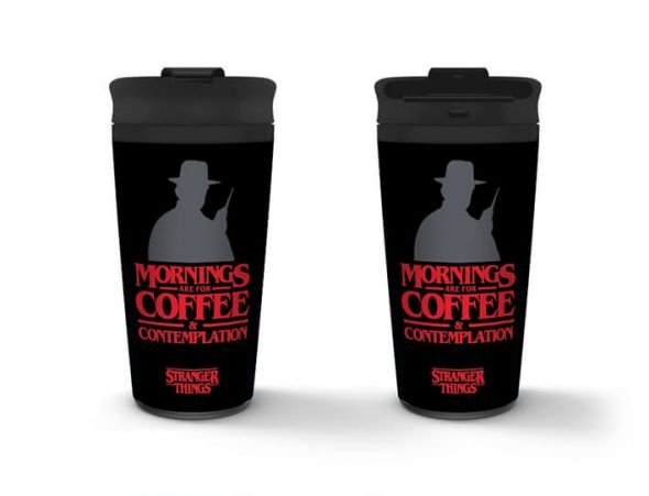 Stranger Things Coffee and Contemplation - kubek podróżny 450 ml