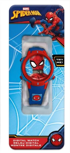 Euroswan Zegarek cyfrowy ze światełkami Spider-Man MV15764 Kids Euroswan MV15764