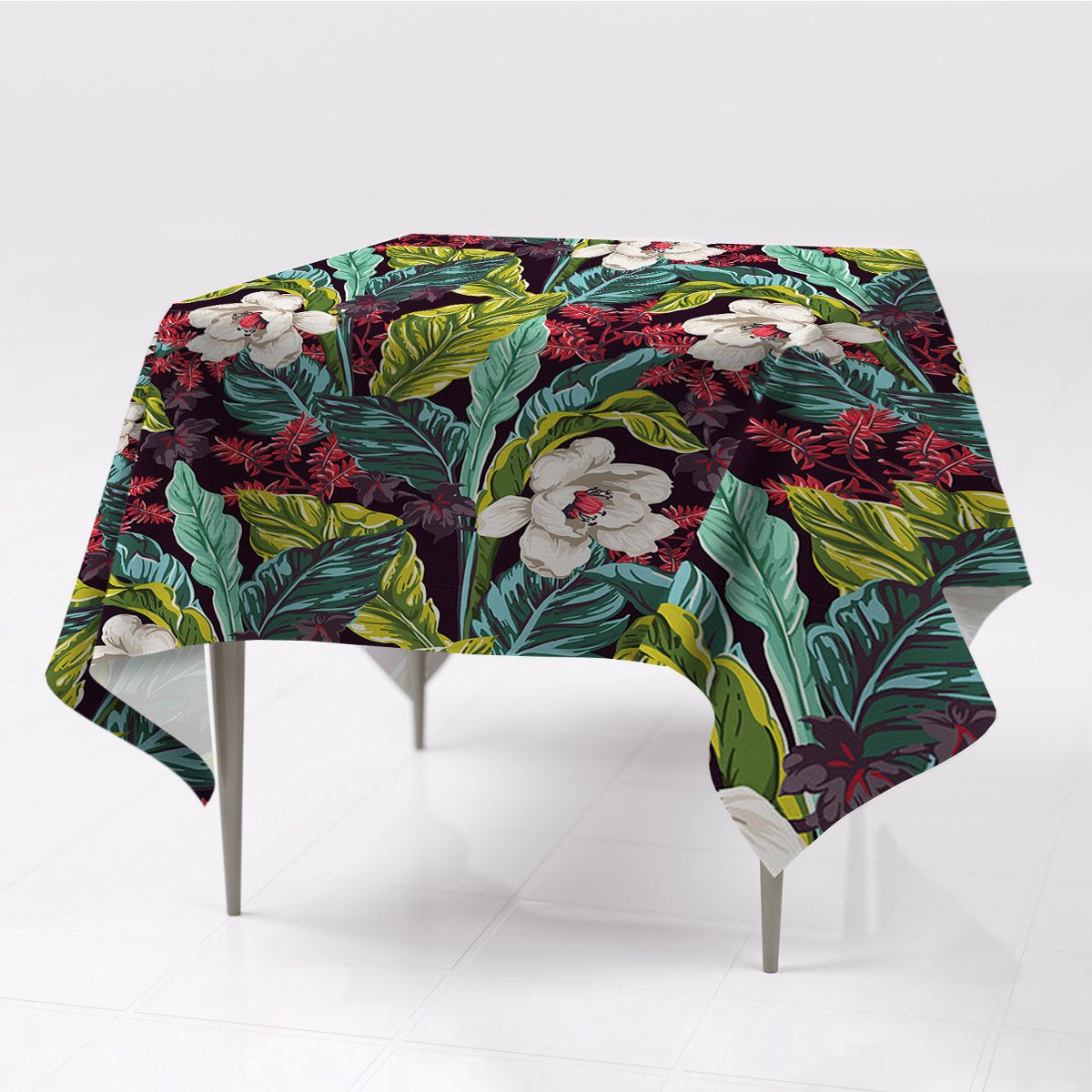Grafika różne obrusy kolory Motyw kwiatowy 150x150, Fabricsy