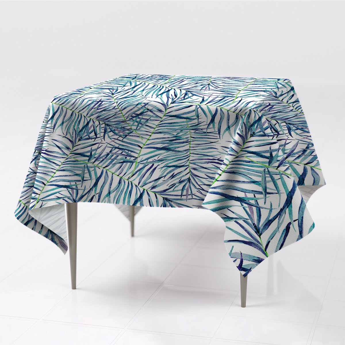 Nadruk różne obrusy kolory Egzotyczne liście wzory, Fabricsy, 150x150 cm
