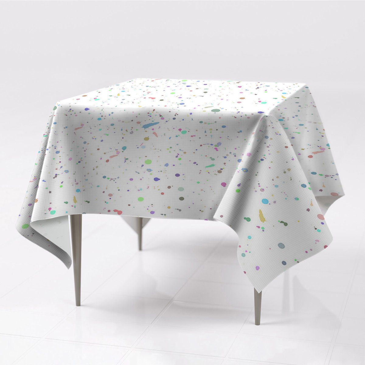 Tkanina obrus na stół Plama Farby tkanina 150x150, Fabricsy