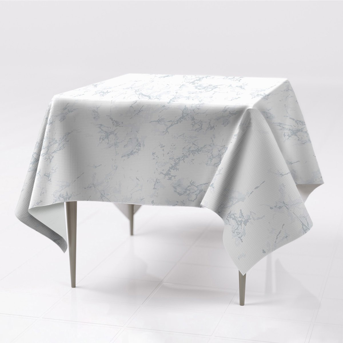 Obrusy na stół kolory 150x150 Marmurowa sztuka eko, Fabricsy