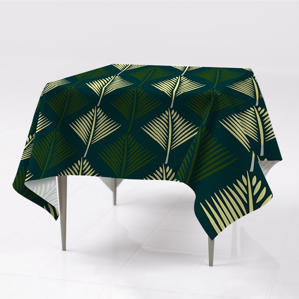 Różne obrusy kolory delikatny Liść palmowy 150x150, Fabricsy