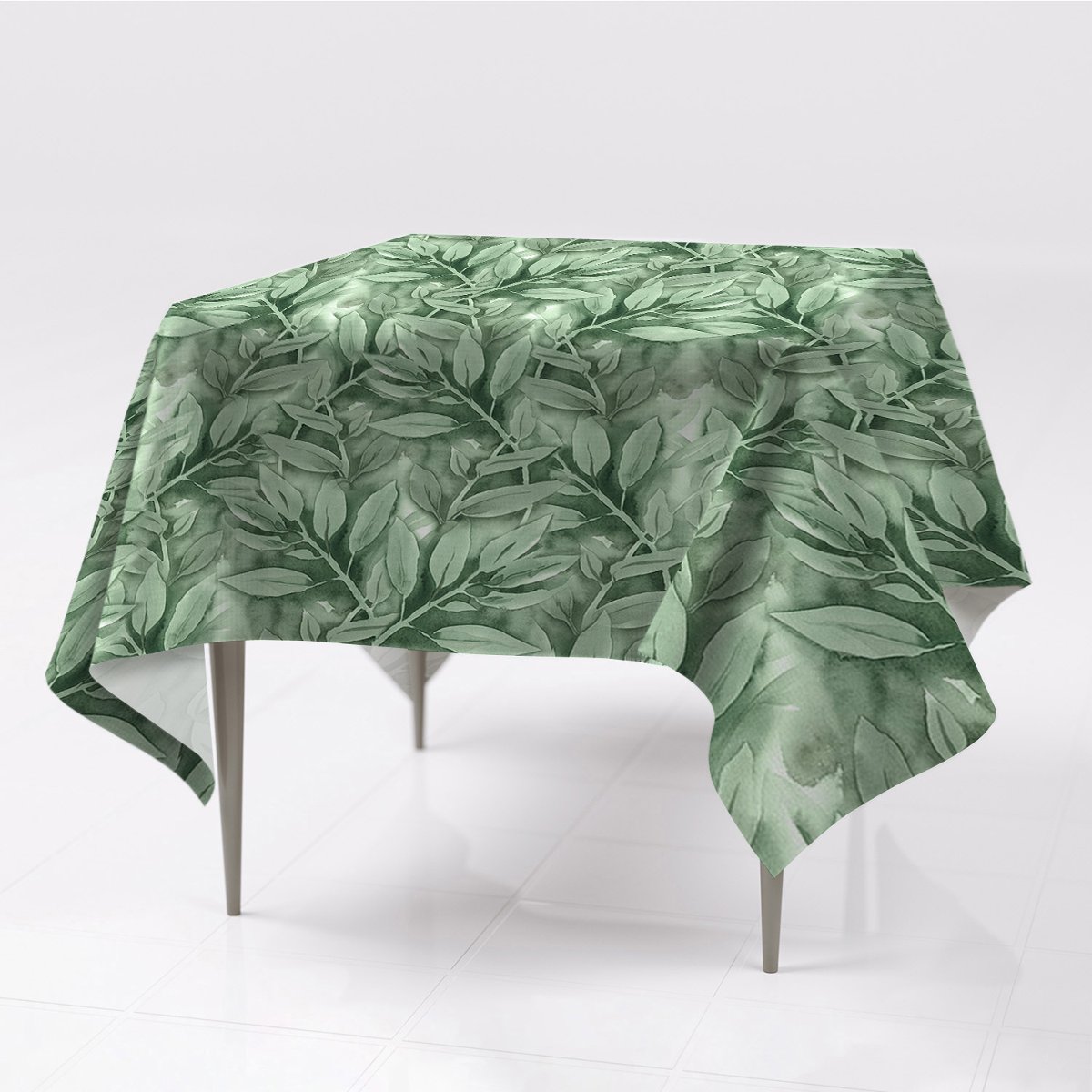 Do wnętrz gładkie obrusy Gładkie liście dekoracja, Fabricsy, 150x150 cm