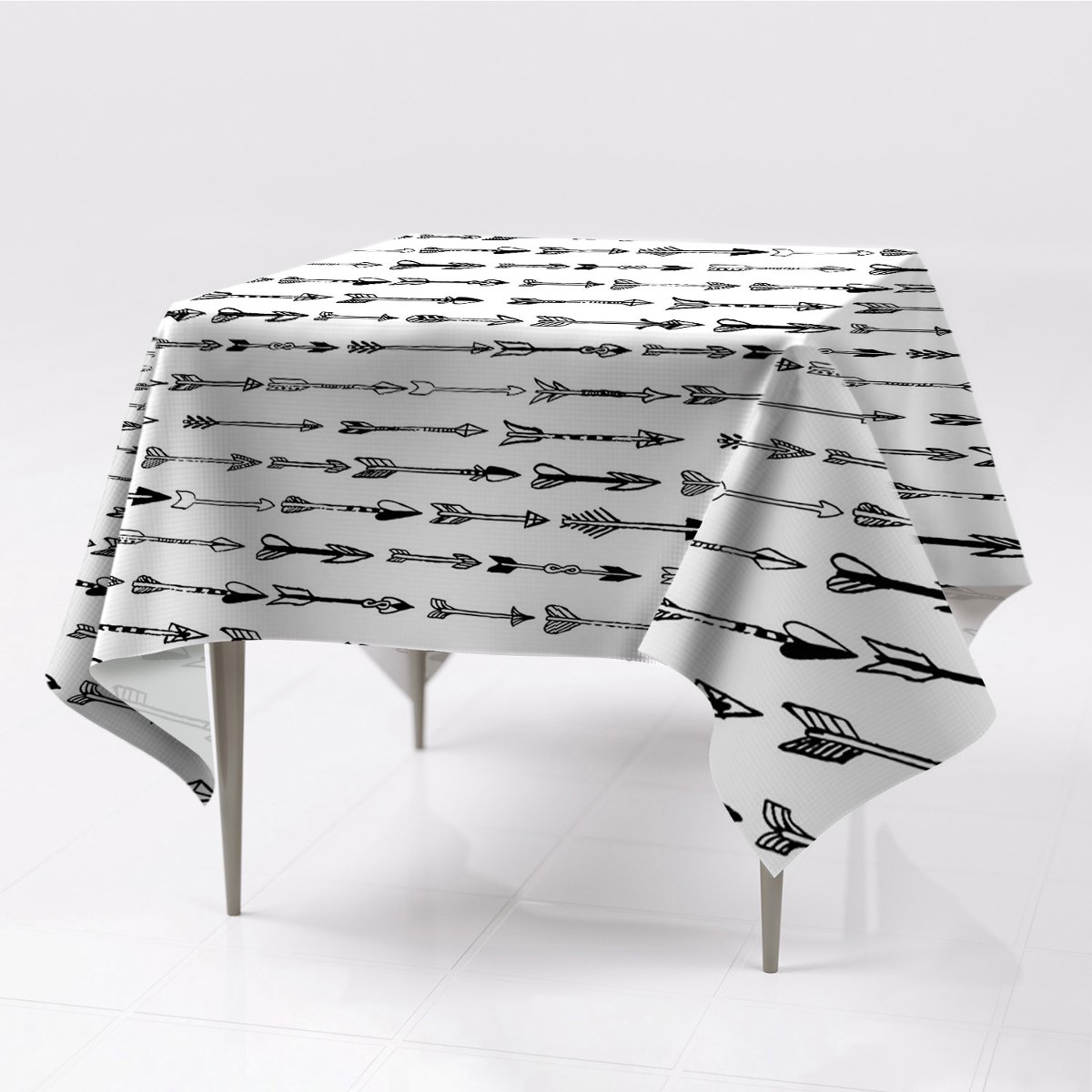 Różne obrusy kolory 150x150 Strzały geometryczne, Fabricsy