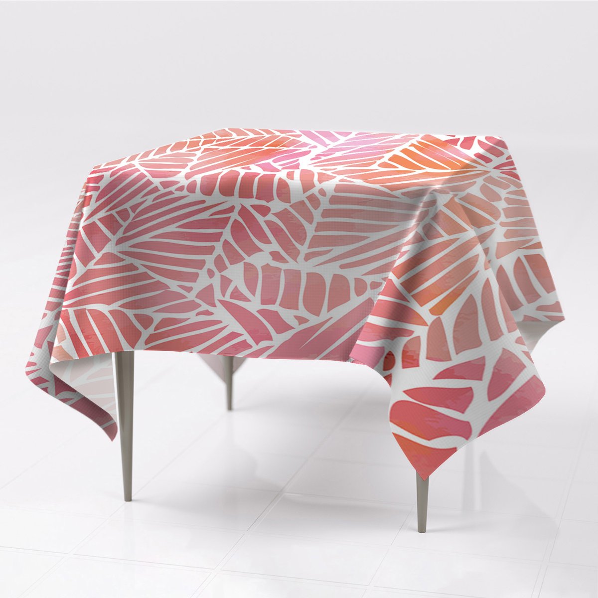 Ozdobny obrusy na stół Zielone ananasy 150x150 eko, Fabricsy, 150x150 cm