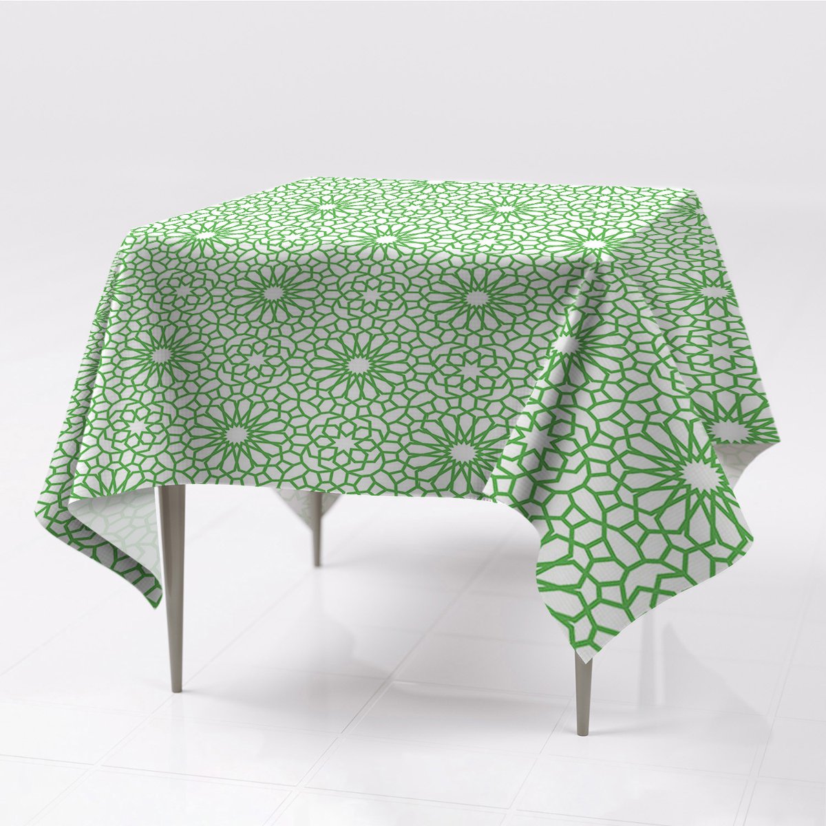 Do domu obrusy na stół gładkie Orientalne kwiatki, Fabricsy, 150x150 cm