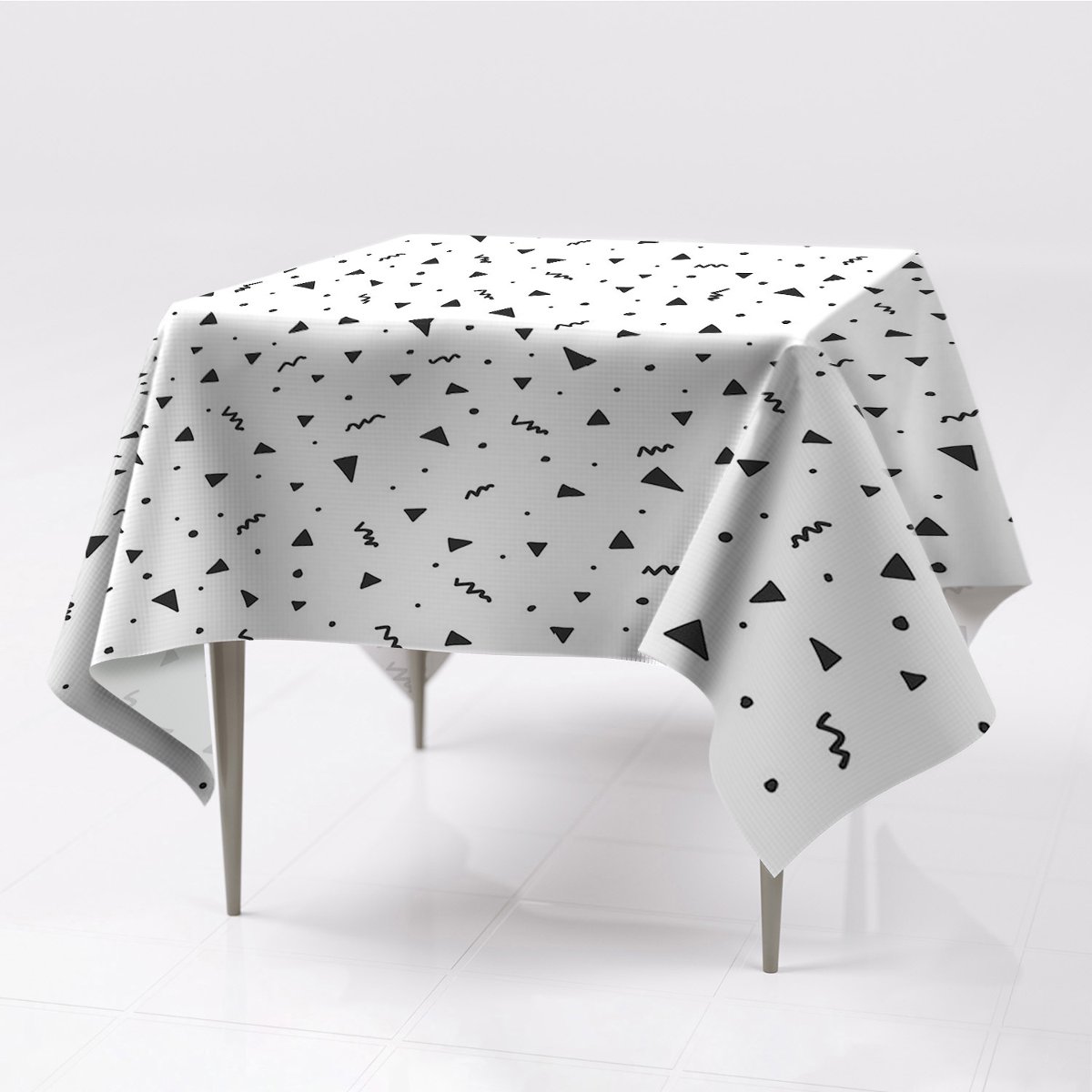 Tkanina obrus na stół kolory Geometryczne kształty, Fabricsy